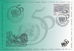 Nations Unies N.Y.  1995 YT 675 Carte Postale Oblitérée 1er Jour - Maximumkaarten