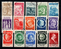Turquie 1935 Mi. 985-999 Oblitéré 80% Congrès Des Femmes - Used Stamps