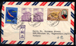 Taiwan 1960-61 Enveloppe 100% Oblitéré Allemagne - Cartas & Documentos