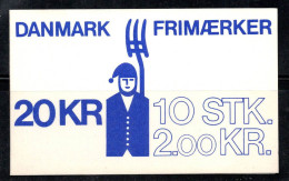 Danemark 1982 Mi. 749-750 Carnet 100% Europe Cept Sans Gomme - Markenheftchen