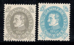 Danemark 1930 Mi. 190-191 Neuf * MH 100% Roi Christian X - Poste Aérienne