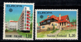 Finlande 1978 Mi. 825-826 Neuf ** 100% Europe Cept, Construction - Ungebraucht