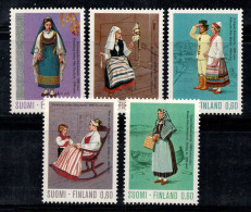 Finlande 1973 Mi. 733-737 Neuf ** 100% Costumes Traditionnels - Ungebraucht