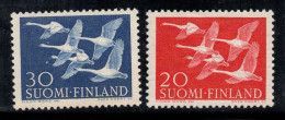 Finlande 1956 Mi. 465-466 Neuf ** 100% NORDEN, Oiseaux - Ungebraucht