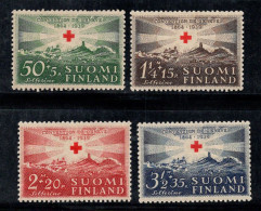 Finlande 1939 Mi. 217-220 Neuf ** 80% Croix-Rouge, Organisations - Neufs