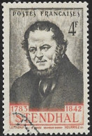 TIMBRE N° 550 -   STENDHAL  -  OBLITERE  -  1942 - Used Stamps