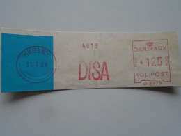 D200335   Red  Meter Stamp - EMA - Freistempel  - Denmark -Danmark - DISA  1966 Herlev - Máquinas Franqueo (EMA)