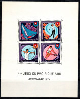 Polynésie Française 1971 Yv. 2 Bloc Feuillet 100% Neuf ** Sport - Blocks & Kleinbögen