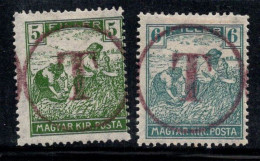 Hongrie 1919 Neuf * MH 100% Surimprimé T Timbre-taxe - Port Dû (Taxe)