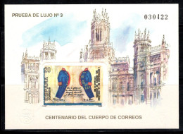 Espagne 1989 Mi. 2879 Bloc Feuillet 100% Neuf ** Non Dentelé 20 (PTA),Spécial,Uniforme Postal - Blocs & Feuillets