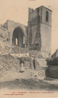 11 CAPENDU. Ruines De La Vieille Eglise Animation 1912 - Capendu