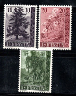 Liechtenstein 1957 Mi. 357-359 Neuf ** 100% Arbres - Ungebraucht