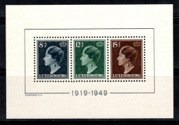 Luxembourg 1949 Mi. Bl. 7 Bloc Feuillet 100% Duchesse Charlotte Neuf ** - Blocks & Kleinbögen