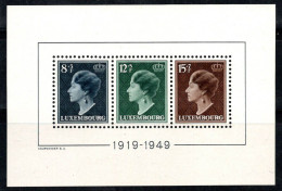 Luxembourg 1949 Mi. Bl. 7 Bloc Feuillet 100% Neuf ** Duchesse Charlotte - Blocks & Sheetlets & Panes