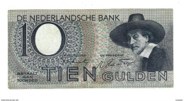 * NETHERLANDS 10 GULDEN 1944   60 - 5 Florín Holandés (gulden)