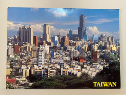 Kaohsiung City Scenery, Used, TAIWAN Postcard - Taiwán