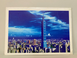 Sinyi Business Complex TAIPEI 101, Used, TAIWAN Postcard - Taiwan