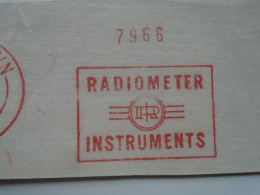 D200346 Red  Meter Stamp Cut - EMA - Freistempel  - Denmark - Kobenhavn 1968  -Radio Radiometer Instruments - Electro - Franking Machines (EMA)