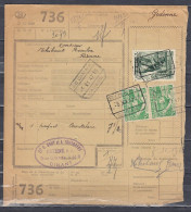 Vrachtbrief Met Stempel DINANT DEPART - Dokumente & Fragmente