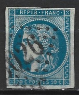 FRANCE 45B Oblitéré Côte 100 € - 1870 Emission De Bordeaux