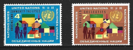 ONU NEW YORK. N°96-7 De 1962. Programme Pour Le Développement De L'habitat. - Unused Stamps