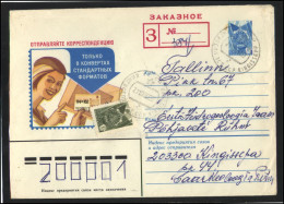 RUSSIA USSR Stationery ESTONIA USED AMBL 1387 KONGISSEPP Postal System Advertising - Unclassified