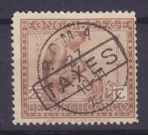 Belgian Congo 1923/24 Mi. 70, 25c. Korbflechter Hanstamped Boxed 'TAXES' Deluxe BOMA 1923 Cancel !! - Oblitérés