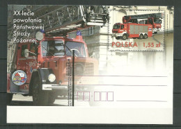 Entier Postal Camion Sapeur Pompier - Sapeurs-Pompiers