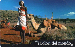 ITALY - URMET - I COLORI DEL MONDO - AFRICA - KENYA - CAMEL - 258 Ex 1756 - MINT - Public Advertising