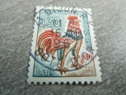 Type Coq De Decaris - 30c. - Yt 1331 A - Vert, Rouge Et Bistre - Oblitéré - Année 1964 - - 1962-1965 Coq De Decaris