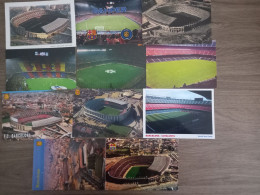 Barcelone Lot De 21 Cartes Stade Nou Camp - Calcio