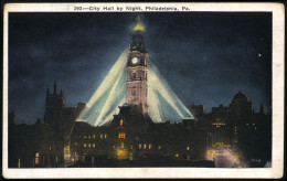 UNITED STATES PHILADELPHIA City Hall By Night - Philadelphia