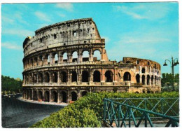 ITALY ITALIA ITALIEN CARTOLINA VIAGGIATA NEL 1972 -  ROMA   IL  COLOSSEO - Kolosseum