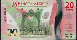 MEXICO NLP =B726c 20 Pesos 5 October 2021 #AV UNC. - Mexique