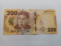 Billete De Kirguistán De 200 Som, Año 2023, Serie AA, UNC - Kyrgyzstan