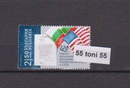 2023 120 Years Of Diplomatic Relations Between Bulgaria And The USA, 1v.- MNH  Bulgaria/Bulgarie - Unused Stamps