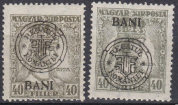 Transylvanie Cluj Kolozsvar 1919 N° 35-35a * Reine Zita    (J20) - Transilvania