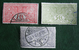 Tuberculose-zegels NVPH 84-86 (Mi 69-71) 1906 Gestempeld / USED NEDERLAND / NIEDERLANDE - Used Stamps