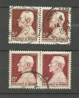 Monaco N°303, 305B Cote 8.70€ - Used Stamps