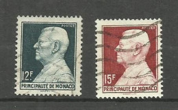 Monaco N°305A, 305B Cote 11.40€ - Used Stamps