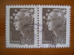 France Obl   Marianne N° 4227 Cachet Rond Noir Paire - 2008-2013 Marianne De Beaujard