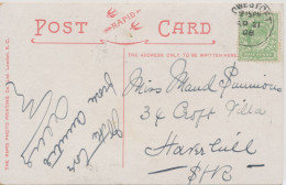 GB VILLAGE POSTMARKS 1908 CDS 23mm "LOWESTOFT" On Nice Postcard - A Charity Concert - Cartas & Documentos
