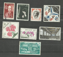 Monaco N°447, 499, 504, 511, 515, 517, 528, 530 Cote 6€ - Usados