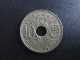 France: Pièce 10 Centimes Lindauer 1938 - 10 Centimes