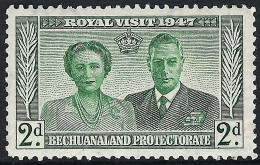 BECHUANALAND PROTECTORATE 1947 KGVI 2d Green SG133 MH - 1885-1964 Protectorado De Bechuanaland