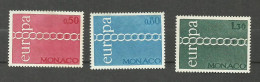 Monaco N°863 à 865 Cote 5.45€ - Used Stamps