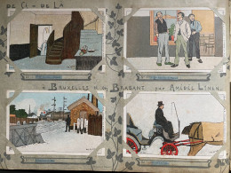 Illustrateur Amédée Lynen Album Complet 200 Cartes Postales En Litho Bruxelles Et Brabant   De çi - De Là - Lynen, Amédée-Ernest