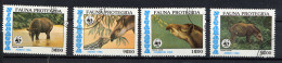 NICARAGUA 1985, WWF, TAPIR, 4 Valeurs, Oblitérés / Used. R164 - Used Stamps