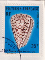 Polynésie Française 1977 - Poste Aérienne YT 116 (o) Sur Fragment - Usati