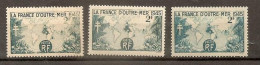 VARIETES X 2  N 741 **  - 1 TB ENORME DEFAUT IMPRESSION DEPOUILLEE +  1 TB BLEU GRIS FONCE  AU LIEU DE BLEU VERT - Unused Stamps